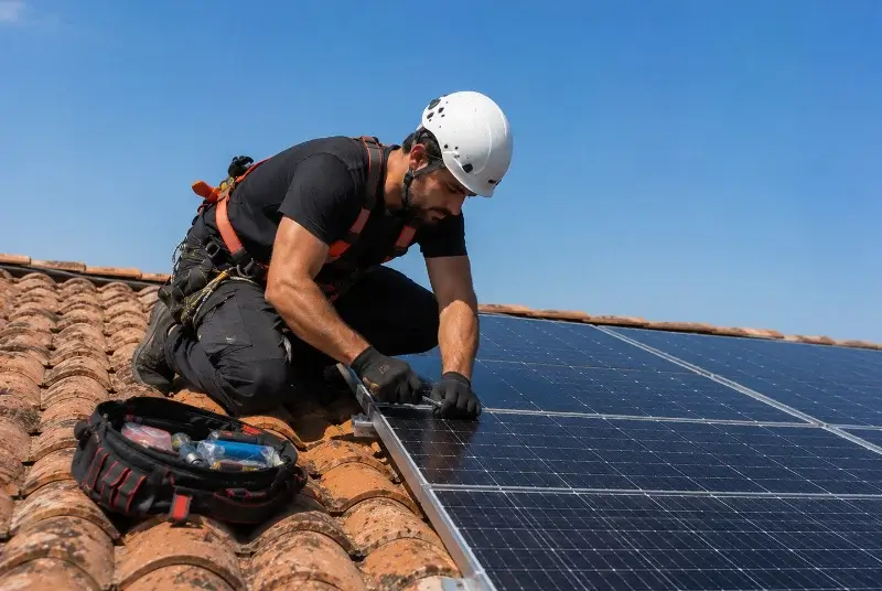 Maintenance et monitoring de panneaux solaires à Marseillan