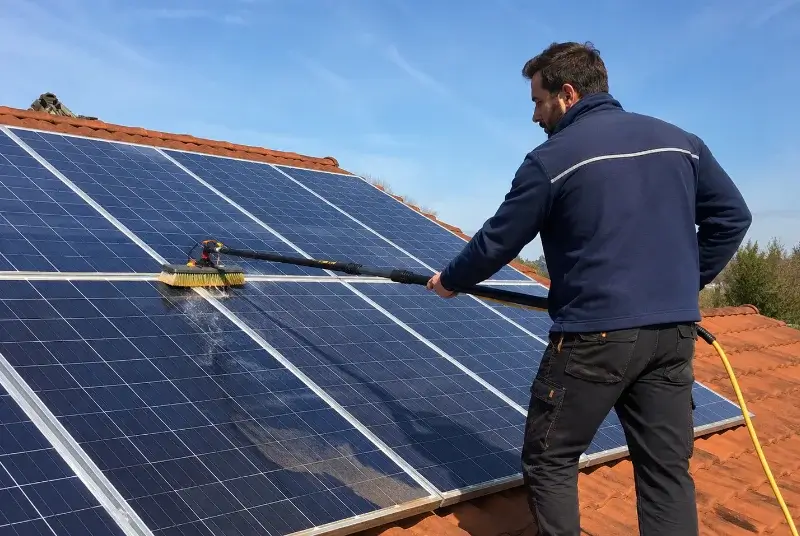 Nettoyage et entretien de panneaux solaires à Marseillan